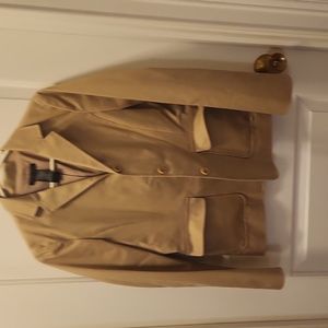 Kennth Cole Tan size 4 Cotton Blazer